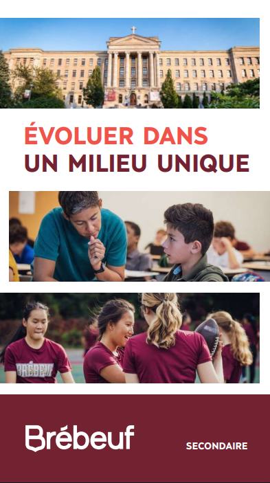 LE PARCOURS SECONDAIRE À BRÉBEUF - Secondaire